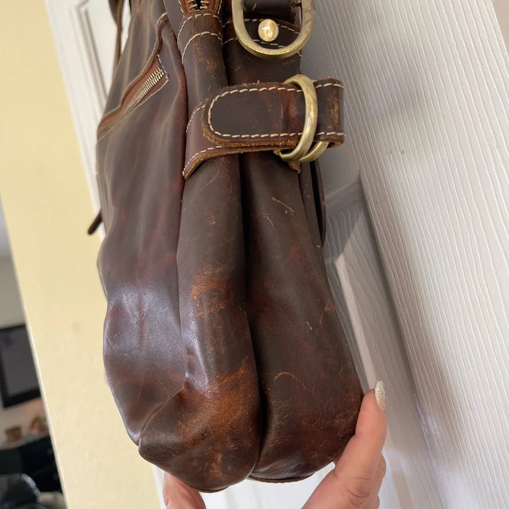 Brown Leather Men's Bag